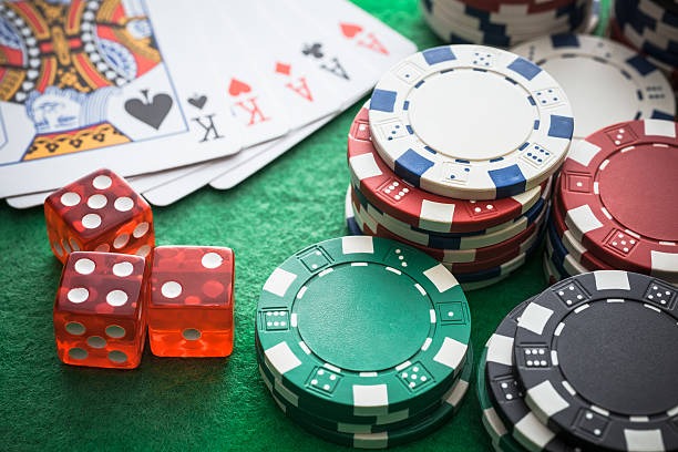 Live dealer studio with professional croupier